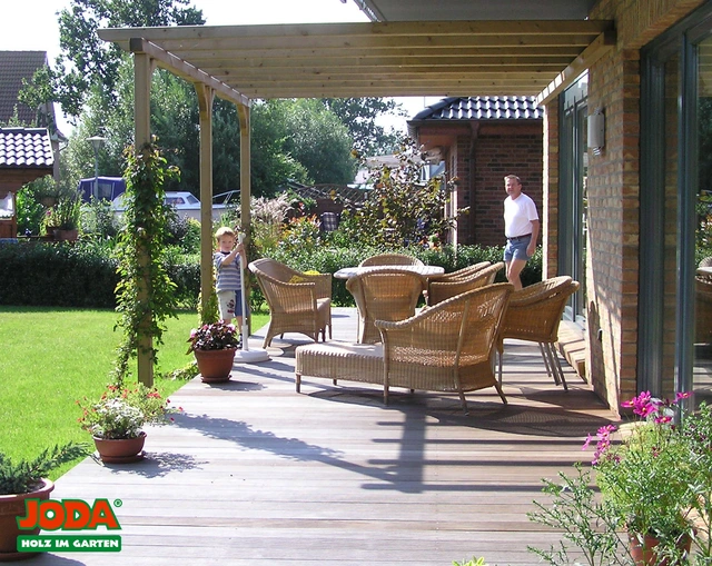 AntiSlip Bangkirai-Terrasse JODA